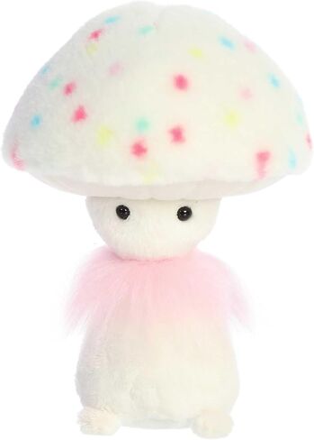 Aurora® Vibrant Fungi Friends™ Chocolate Cupcake Stuffed Animal - Unique Design - Loveable Companions - Brown 9 Inches in Saudi Arabia