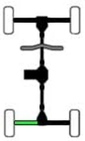 Precision Rear Left CV Axle for Yamaha Rhino 450 660 700 2004-2013, Quality Tested, Heat-Treated, 4140 Chromoly Steel, Exact Fit, ATVPC in Saudi Arabia