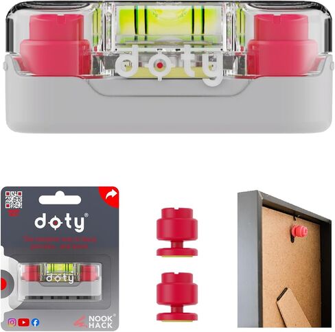 doty Picture Hanging Tool - The Essential Wall-Hanging Marking Device | Picture Hanging Kit with Level | Hanging Without The Hassle | Picture Frame Hanging Kit - Picture Hanger Gadget in Saudi Arabia