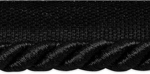 Trims by the Yard Nicholas 3/8" Twisted Lip Cord Metallic Silver | (10 Yard Cut) Trim in Saudi Arabia