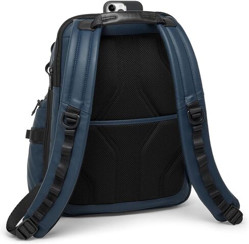 Tumi - حقيبة ظهر Alpha Bravo Navigation - حقيبة الظهر اليومية - تناسب ما يصل إلى 15 "كمبيوتر محمول - 16.0" × 14.0 "× 7.3" - قماش مغلف بالبحرية in Saudi Arabia
