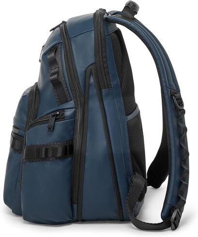 Tumi - حقيبة ظهر Alpha Bravo Navigation - حقيبة الظهر اليومية - تناسب ما يصل إلى 15 "كمبيوتر محمول - 16.0" × 14.0 "× 7.3" - قماش مغلف بالبحرية in Saudi Arabia