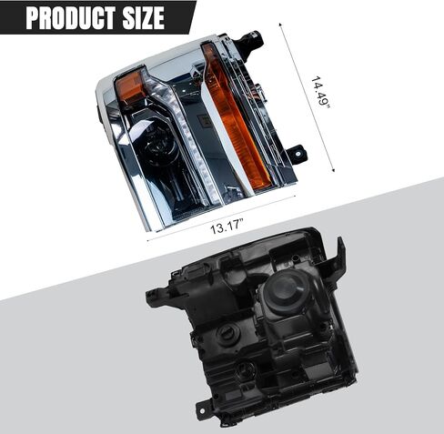 مجموعة HID/XENON ANDERMBLY متوافقة مع 2016 2017 2018 CHEVY SILVERADA 1500 LECTROMENT RECROME RESPACTION L84388723 Head Light Left Side Side in Kuwait