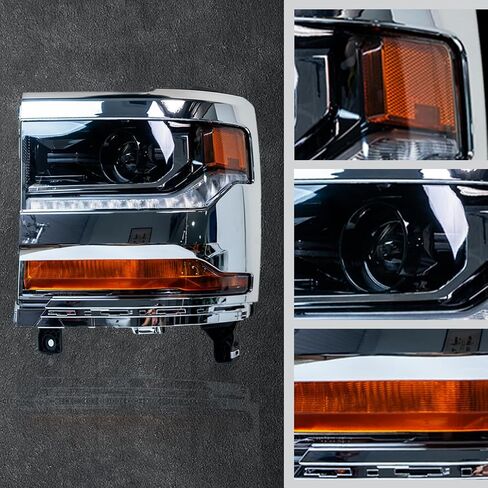 مجموعة HID/XENON ANDERMBLY متوافقة مع 2016 2017 2018 CHEVY SILVERADA 1500 LECTROMENT RECROME RESPACTION L84388723 Head Light Left Side Side in Kuwait