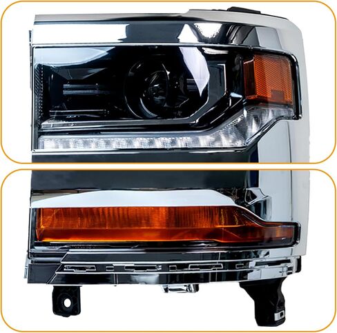 مجموعة HID/XENON ANDERMBLY متوافقة مع 2016 2017 2018 CHEVY SILVERADA 1500 LECTROMENT RECROME RESPACTION L84388723 Head Light Left Side Side in Kuwait