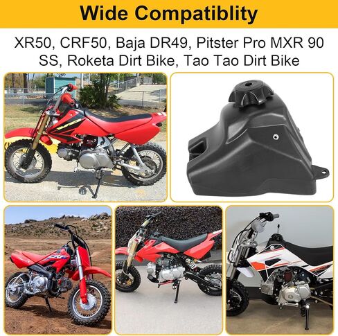 خزان خزان الغاز بنزين مع CAP50 XR50 50CC 70CC 90CC 110CC 125CC SSR TAOTAO COOLSTER BAJA DR49 SDG 107 KAZUMA THUMPSTAR BSE PIRANHA PITSTER in Kuwait