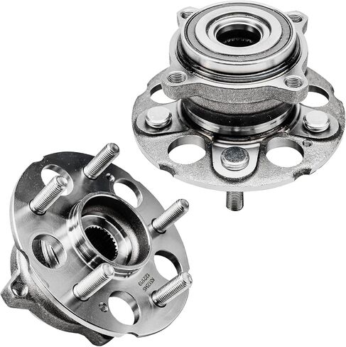 Detroit Axle-REAR 2PC محمل العجلات المحامل لـ 4WD 07-11 Honda CR-V ، 07-12 16-18 ACURA RDX ، 2 WHEAL BEARING & HUBS ASSEMBLY 2007 2008 2010 2011 2011 in Saudi Arabia