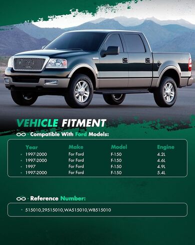 Scitoo 1PC Wheel Bearing and Hub Assemblies OE 515010 1997 1998 1999 2000 for Ford F-150 4WD 4-WHEEL W/ABS AXLE AXLE ASSEMBLIES 5 BOLTS in Saudi Arabia