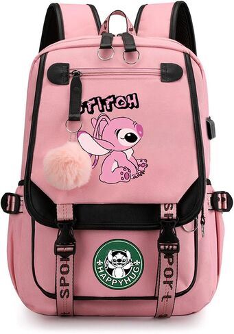 Fashion Men Women Laptop Travel Backpack with USB Port Business Backbag Multifunctional Multi Compartment School bag (Picture 4) in Saudi Arabia