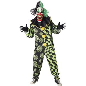 أزياء كاليفورنيا ، Funhouse Freak ، Men Plus 2XL ، Black/Green in Kuwait