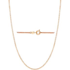 Peora Solid 925 Sterling Silver Italian Box Box Necklace - 1MM رقيقة ، متينة ، مجوهرات Hypoallergenic للنساء مع حلقة الربيع ، 16 ، 18 ، 20 ، 22 ، 24 بوصة in Kuwait