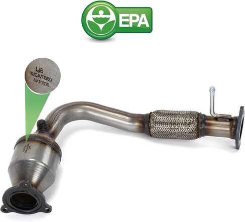 مجموعة محول الحفاز الأمامية ، التنازل المباشر لشيفروليه Expenox 2010-2017 ، GMC Terrain 2010-2017 ، Captiva Sport 2012-2015 ، 2.4L ، EPA Compliant in Kuwait