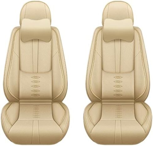 أغطية مقعد السيارة تناسب Ford Transit-350 2015-2024 2025 ، غطاء المقعد الجلدي الأمامي ، وسائد مقعد السيارة المتوافقة مع الوسادة الهوائية ، أغطية مقاعد مقاومة للماء للسيارات (مع الوسائد ، الأزرق الأسود) in Kuwait