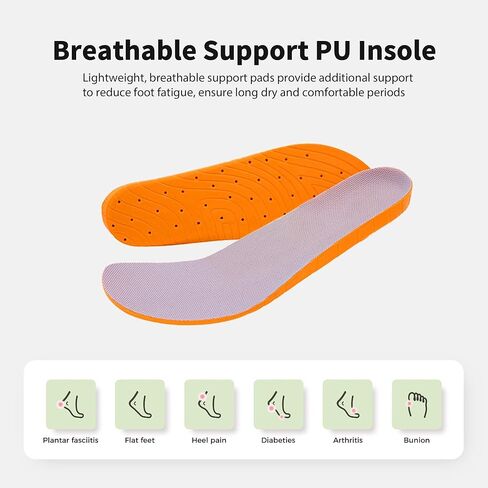 IIV Mens Wide Toe Box Walking Shoes | صفر قطرة نعل | قوس دعم النعل | زلة الحد الأدنى على أحذية رياضية التنس in Kuwait