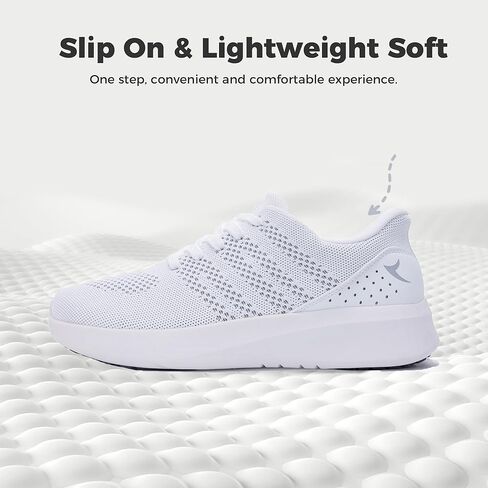 IIV Mens Wide Toe Box Walking Shoes | صفر قطرة نعل | قوس دعم النعل | زلة الحد الأدنى على أحذية رياضية التنس in Kuwait