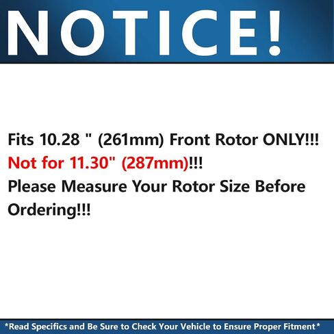 Detroit Axle - Front Brake Kit for 2003-2009 Mazda B2300 B4000 2004-2007 B3000 Disc Brake Rotors Ceramic Brakes Pads Replacement: 10.28" inch Rotor in Saudi Arabia