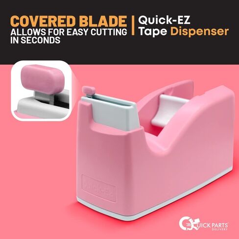 Tape Dispenser for School, Home, Office, Easy to Use Dispenser for Tape, Stationary Supplies- Comes with Tape, Color Blue in Saudi Arabia