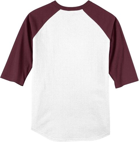 SPORT-TEK Men's Colorblock Raglan Jersey in Saudi Arabia
