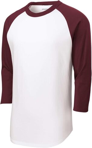 SPORT-TEK Men's Colorblock Raglan Jersey in Saudi Arabia