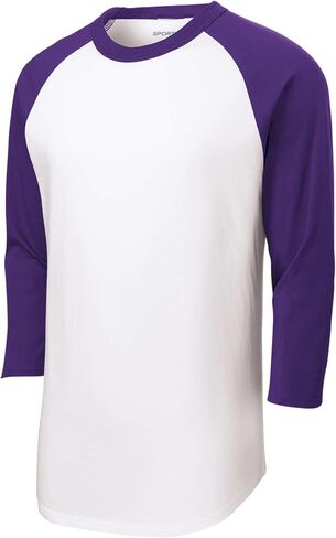 SPORT-TEK Men's Colorblock Raglan Jersey in Saudi Arabia