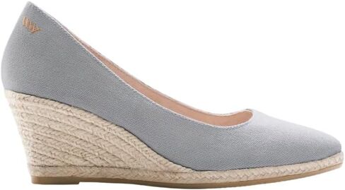 Dunes Canvas Espadrille Wedges with 2 ½" Heel Women's Sandals with Breathable Cotton Canvas and 100% Natural Jute Midsole for All Casual Occasions in Kuwait