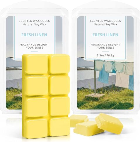 SCENTORINI Wax Melts Wax Cubes, White Sage Wax Melts Strong Scent, Soy Scented Wax Melts for Wax Warmer Valentines Day Gifts Decor, 2 x 2.5 oz in Saudi Arabia