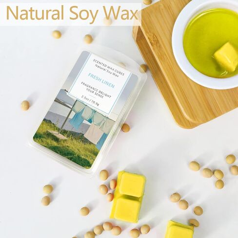 SCENTORINI Wax Melts Wax Cubes, White Sage Wax Melts Strong Scent, Soy Scented Wax Melts for Wax Warmer Valentines Day Gifts Decor, 2 x 2.5 oz in Saudi Arabia