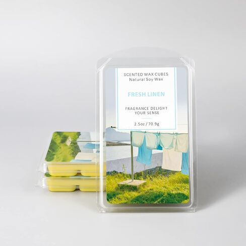 SCENTORINI Wax Melts Wax Cubes, White Sage Wax Melts Strong Scent, Soy Scented Wax Melts for Wax Warmer Valentines Day Gifts Decor, 2 x 2.5 oz in Saudi Arabia