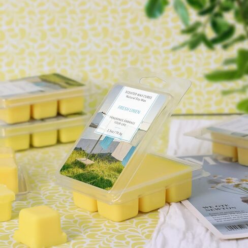 SCENTORINI Wax Melts Wax Cubes, White Sage Wax Melts Strong Scent, Soy Scented Wax Melts for Wax Warmer Valentines Day Gifts Decor, 2 x 2.5 oz in Saudi Arabia
