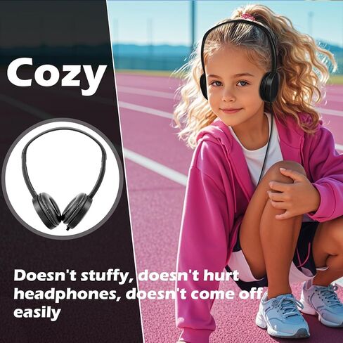 Kids Headphones Bulk 15 Pack for School Classroom School Student Children Toddler Boys Girls Teen,Computer Earphones Class Set of Headphones for Students Multi Color in Kuwait