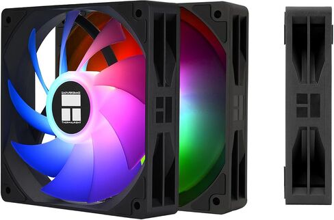 Thermalright TL-C12C-X28-S X3 CPU Air Fan, ARGB Silent Computer Case Cooler Fan, Thickness is 28mm, up to 1550RPM Speed PC Cooling, for CPU Cooler and Chassis,3-Packs in Saudi Arabia