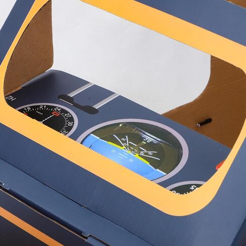 TOYANDONA Wearable Cardboard Airplane Toy Boy Outfit Dress Toddler Airplane Costume Cardboard Making Toy Interactive Toy DIY Aircraft Toy Blue, 92.5X77.5cm in Kuwait