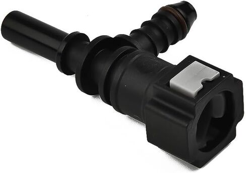Auto Flow 7.89mm ID6 Female Fuel Line Quick Release Connector Nylon Bundy Tee Fitting for Car Fluid Systems -40°C to 115°C in Saudi Arabia