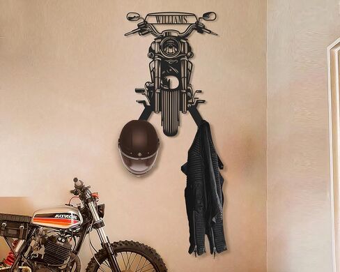 حامل خوذة Harley Davidson المخصص - فن المعادن الشخصية ، هدية رجل الدراجات النارية له ، أبي ، راكب الدراجة النارية in Kuwait