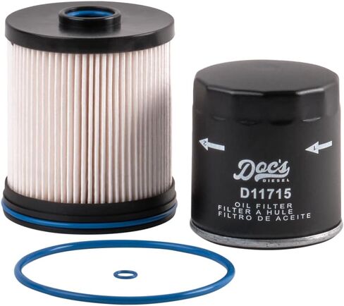 Doc's Diesel Filter Kit DGF429+D11715 | متوافق مع شيفروليه/GMC 3.0L Duramax 2020+ | يحل محل TP1015 ، PF66 in Saudi Arabia