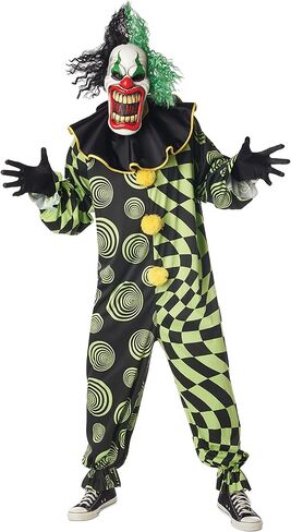 أزياء كاليفورنيا ، Funhouse Freak ، Men Plus 2XL ، Black/Green in Saudi Arabia