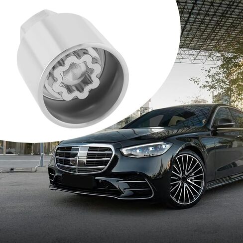 1pc 316 Locking Wheel Nut Key Anti Theft Locking Wheel Nut Key 316 Wheel Lock Nut Socket Adapter Lug Nut Locking Tool Compatible with Mercedes Benz in Saudi Arabia