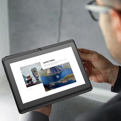 تابلت أندرويد 7 بوصة، كمبيوتر لوحي بشاشة لمس 7 بوصة HD IPS، رباعي النواة، ذاكرة وصول عشوائي 4 جيجابايت، 32 جيجابايت ذاكرة تخزين داخلية 1024 جيجابايت، تابلت موسع، كاميرا مزدوجة 2 ميجابكسل + 5 ميجابكسل واي فاي-6، بلوتوث 3000 مللي أمبير، علامة تبويب بطارية 3 in Kuwait