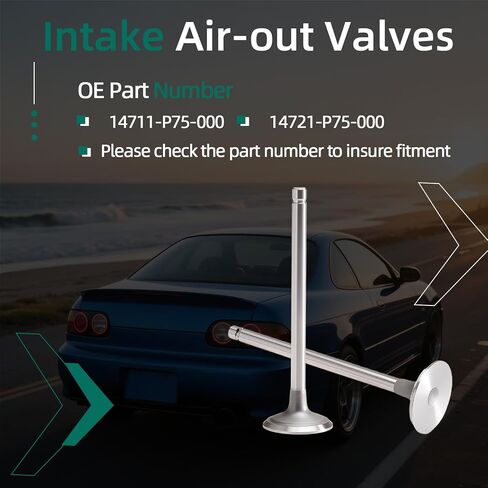 Intake Air-out Valves Fit for Honda CR-V 2.0L 1997-2001, for Acura Integra 1.8L 1990-2001 replace 14711-P75-000, 14721-P75-000 in Saudi Arabia