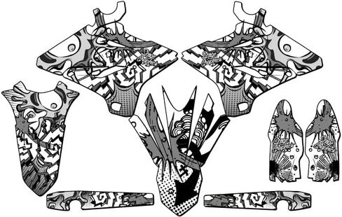 2015-2021 yz 250 2-Stroke Zany Blue Senge Base Kit Texmentible مع Yamaha in Saudi Arabia