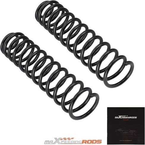 MaxPeedingrods 2.5 "ملفات الرفع الأمامية لملفات Jeep Wrangler TJ 1997-2006 ، مجموعة الرفع التسوية لروبيكون ، غير محدود وغير محدود روبيكون in Saudi Arabia