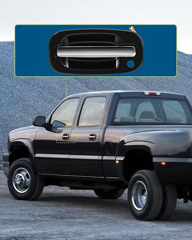 LUJUNTEC Exterior Door Handle,Front Door Handle Driver Left Side,Replacement for 2002-2006 For Cadillac for Escalade,1pcs Chrome Handle Replace 15745149 in Saudi Arabia
