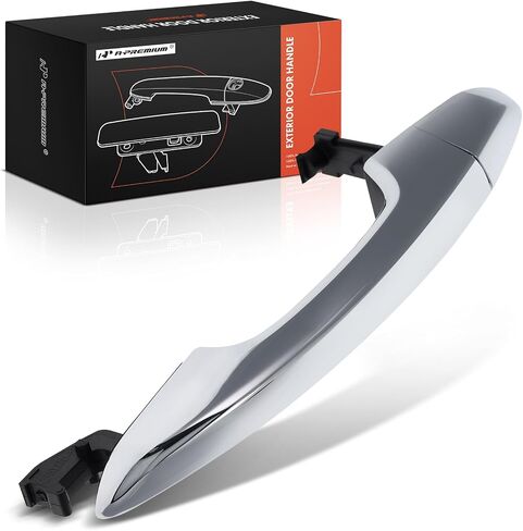 A-Premium Rear Right Passenger Side Exterior Door Handle Compatible with Hyundai Sonata 2015 2016 2017 2018 2019, Chrome, Replace# 82661C1010, 83662C1010 in Saudi Arabia