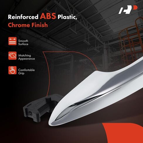 A-Premium Rear Right Passenger Side Exterior Door Handle Compatible with Hyundai Sonata 2015 2016 2017 2018 2019, Chrome, Replace# 82661C1010, 83662C1010 in Saudi Arabia