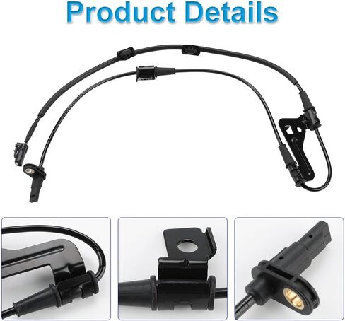 2 PCS Front ABS ABS Speed Sensors متوافقة مع Hyundai Elantra 1.6L L4 2017 2018 2019 2020 ، Elantra GT 2.0L L4 2018 2019 2020 ، اليسار واليمين ، بديل لـ 59810F2300 59830F2300 in Saudi Arabia