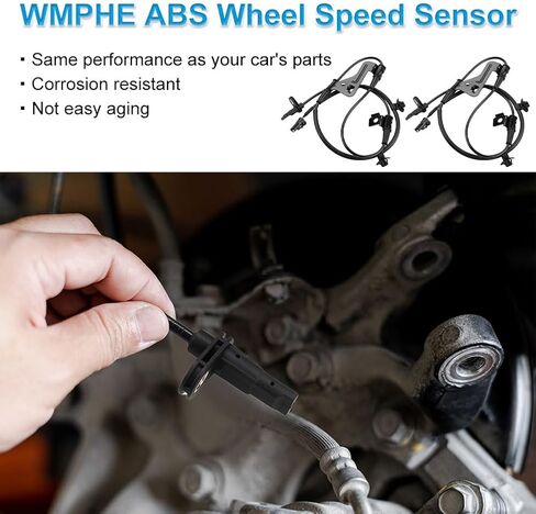 2 PCS Front ABS ABS Speed Sensors متوافقة مع Hyundai Elantra 1.6L L4 2017 2018 2019 2020 ، Elantra GT 2.0L L4 2018 2019 2020 ، اليسار واليمين ، بديل لـ 59810F2300 59830F2300 in Saudi Arabia