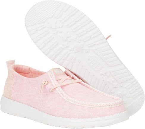 Heydude Wendy Surf Wash Blue Size 6 ، أحذية نسائية ، متسكعون للسيدات ، مريح وخفيف الوزن in Kuwait