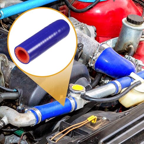 1 Set 14mm 0.55" ID Universal Silicone Coolant Cap Intake Vacuum Hose End Plug - Car for Coolant Heater Bypass Vacuum Water Port - Silicone Blue Red in Saudi Arabia