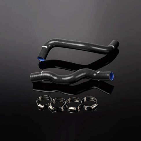 طقم خرطوم المبرد PIT66 Silicone متوافق مع 2009-2012 NISSAN 370Z Z34 G37 Black in Saudi Arabia