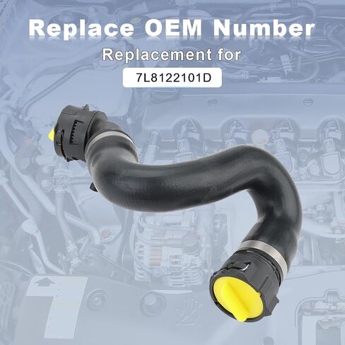 Jdmon Radiator Soolant خرطوم متوافق مع Audi Q7 2010 2011 2012 2013 2014 2015 2016 استبدال 7L8122101D in Saudi Arabia